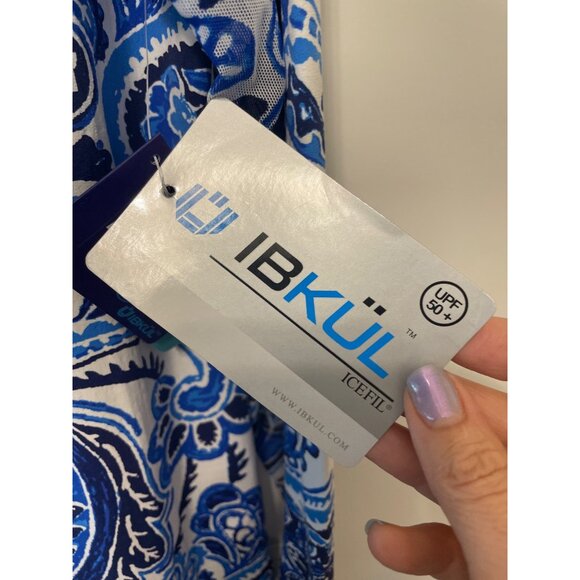 IBKÜL Womens Crew Dress Pippa Denim M Beach Swim Coastal - Picture 4 of 8